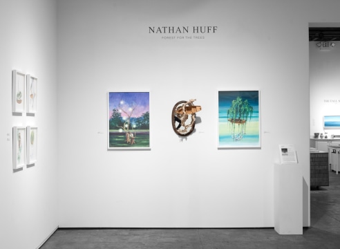 NATHAN HUFF: Forest for the Trees, 2023 installation shot