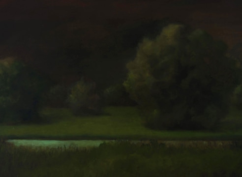 CHRIS PETERS , Night Orchard, 2018