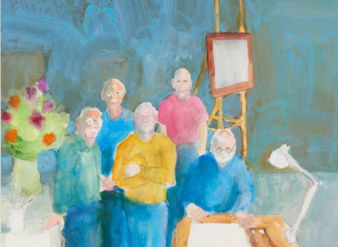 Paul Wonner (1920-2008), The Drawing Group, 2002
