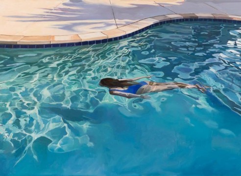PATRICIA CHIDLAW , Diving into Blue, 2022
