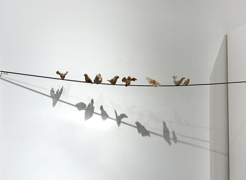 NATHAN HUFF , Birds on a Wire I, 2025