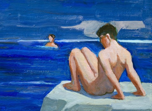 William Theophilus Brown, Untitled (Two Nudes / Bathers),