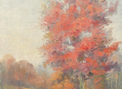 LEON DABO (1864-1960) , Lavish Fall Light, c. 1900