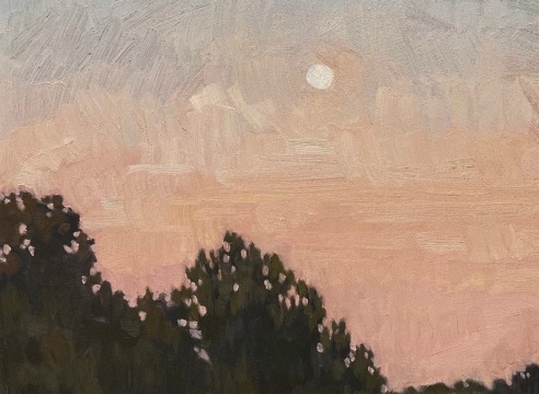 NICOLE STRASBURG , Moonset, 2020