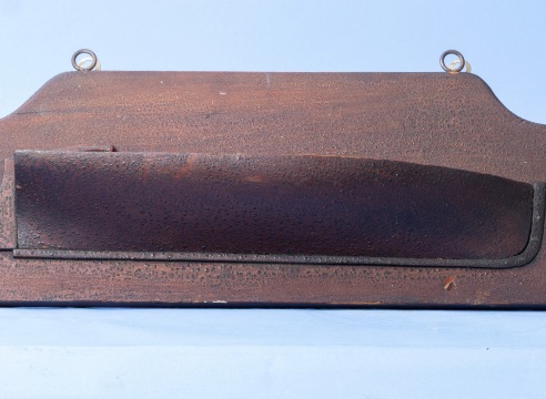Half Model of a Cat Boat with Attractive Backboard, American, circa 1890