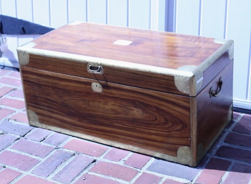 Brass Bound Camphor Wood Chest