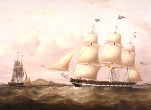 The American Ship &quot;STAR&quot; of New York Coming into Liverpool by Samuel Walters