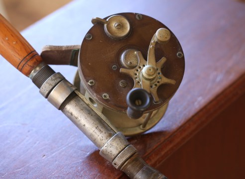 Van Hoff reel with H.R.H Tycoon Tackle Rod circa 1902