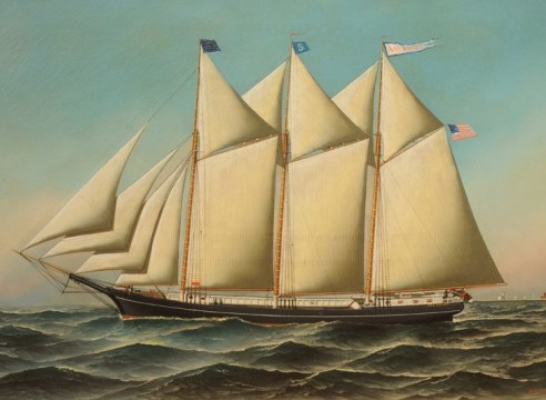 Schooner Ada Bailey by Antonio Jacobsen