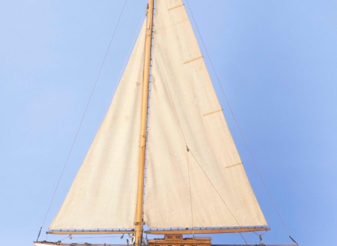 Finely detailed Model of the Sailing Yacht &quot;Wind Ward&quot;, American, circa 1930