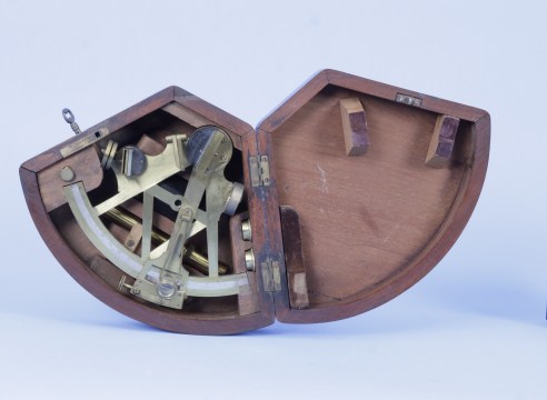 Fine Miniature Presentation Boxed Sextant signed Troughton &amp; Simms London, circa 1826