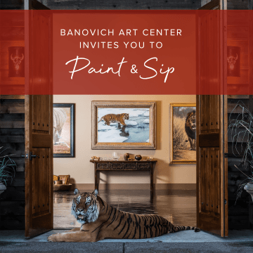 Join us at Banovich Art Center for a Unique Paint and Sip event!