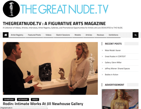Review on thegreatnude.tv: Rodin: Intimage Works at Jill Newhouse Gallery, October 2012