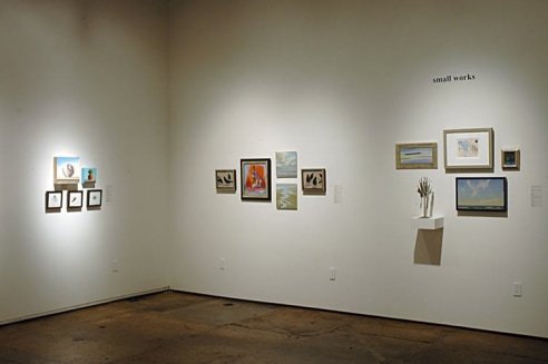 Installation photograph of SMALL WORKS