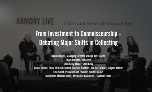 From Investment to Connoisseurship — Debating Major Shifts in Collecting