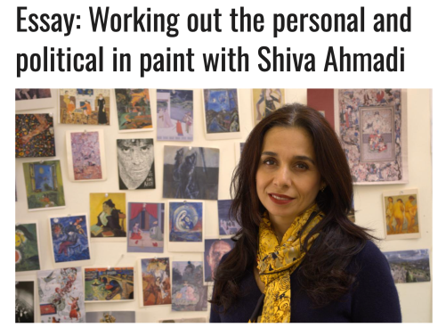 Essay: Working out the personal and political in paint with Shiva Ahmadi
