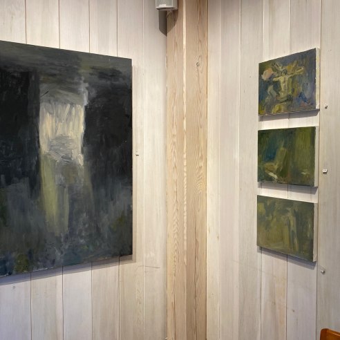 A Painter Among Poets at The Cornwall Library, Cornwall CT, &quot;Torso&quot; and &quot;Three Figurative Pieces&quot;