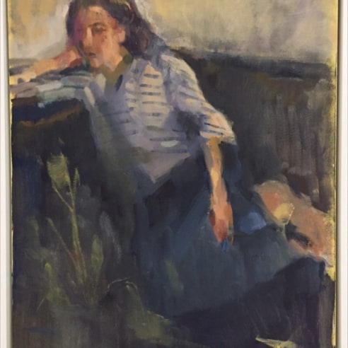 Girl With a Striped Shirt