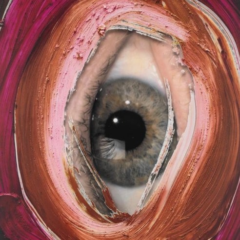 Image of an eye by Urs Fischer