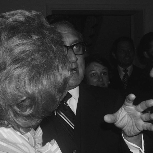 Henry Kissinger Holding Forth, Washington D.C., c. 1976