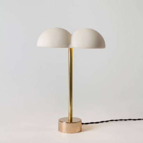 minimal lamp in an empty room