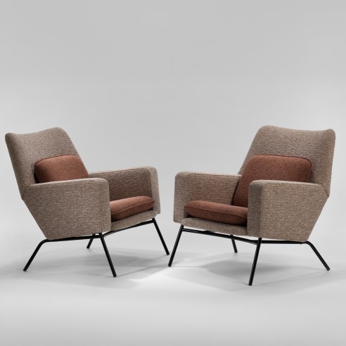 armchair in an empty room