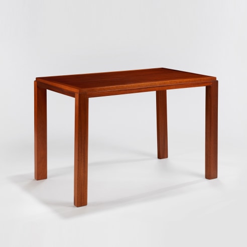 Low wooden rectangular table