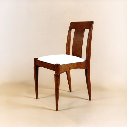 photo of a chair in an empty room