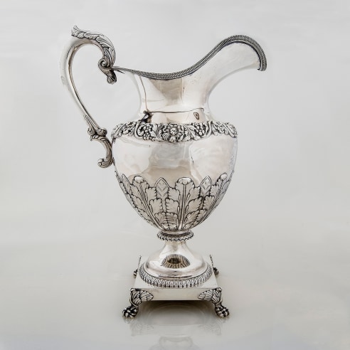 Monumental Ewer with Presentation Inscription to Mrs. John S. Barbour