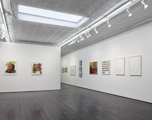 Installation view of pieces from Body Count exhibition