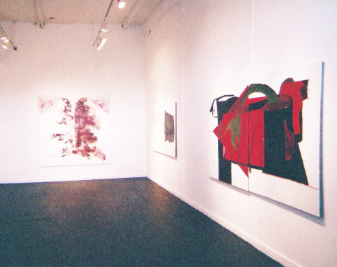 Gallery view of painting installations