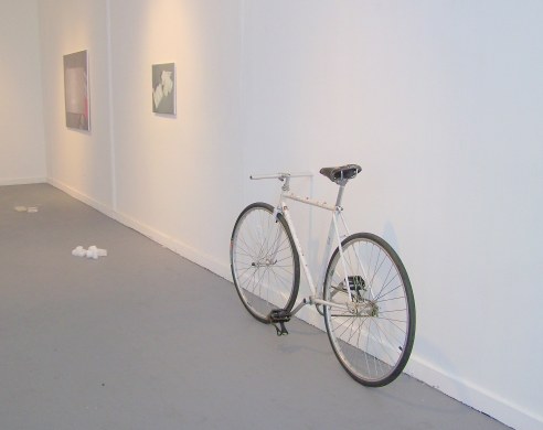 install view featuring artist bicycle