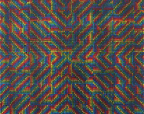 Individual vie of Xylem Jane rainbow abstract