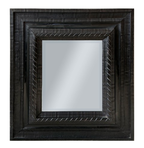 17th CENTURY CARVED WOOD MIRROR