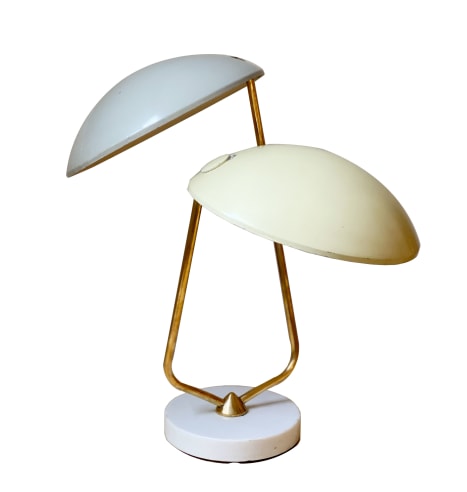 GINO SARFATTI DOUBLE ARM TABLE LAMP