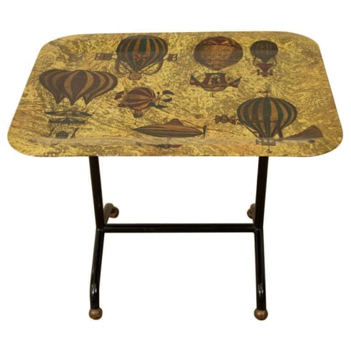 Balloon Folding Table by Gio Ponti and Fornasetti