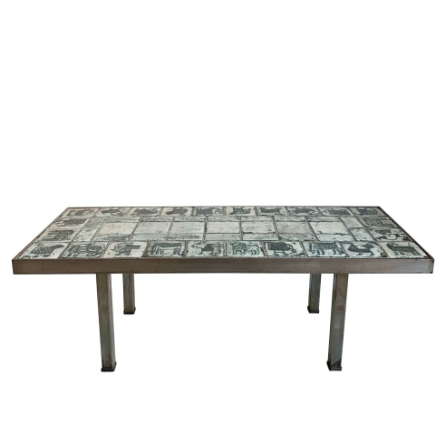 JACQUES BLIN TILE TOP TABLE