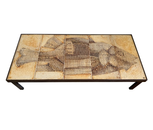 ROGER CAPRON FISH MOTIF TABLE