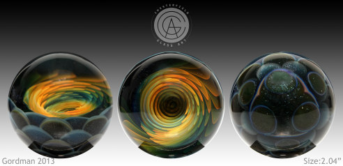 Fumed Vortex Marble