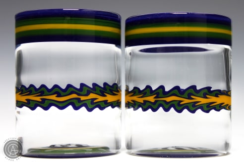 Yellow, Green, &amp; Blue Staircase Rocks Set
