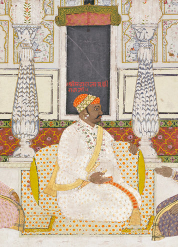 Ancestral Portraits of the Rulers of Amber and Jaipur, By a Jaipur artist, circa 1750-60