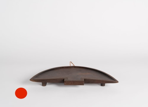 Half-Moon Platter with Incised Edges