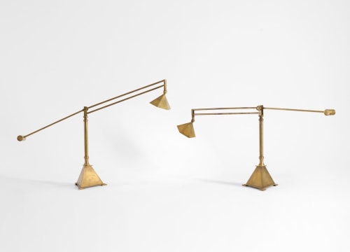 pair of desk lamps