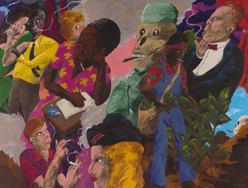 Untitled painting by Robert Colescott from 1975