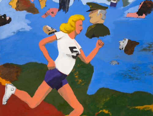 Untitled painting by Robert Colescott from 1975