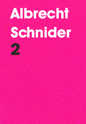 Albrecht Schnider: 2