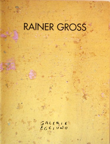 2000 - Contact Paintings - Publications - Rainer Gross