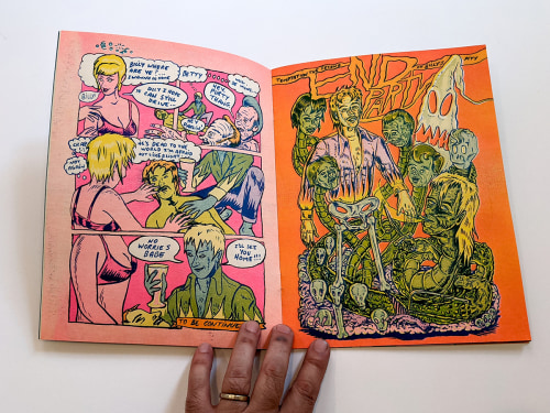 David Sandlin
Belfaust: A Love Story (Episode 1), 2019
Comic book printed in Risograph
by the artist
10 1/4 x 8 1/8 inches
24 pages, full color
Published by the artist
