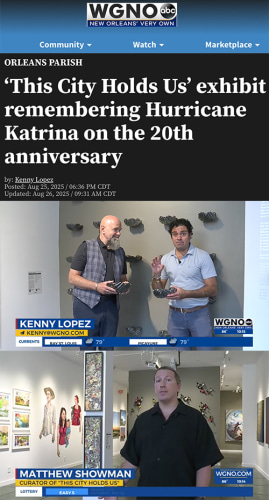 WGNO - ‘This City Holds Us’ exhibit remembering Hurricane Katrina on the 20th anniversary