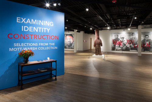 Installation view of 'Examining Identity Constructions,' courtesy the MW Gallery, Flint, MI. Photo by Tim Thayer.